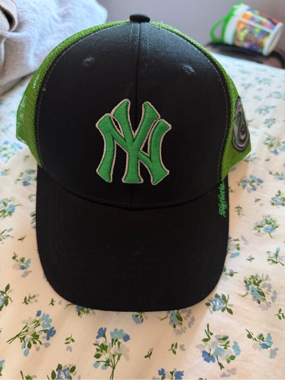 Harry Potter x NY Yankees Hat - Black & Green